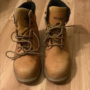 Wolverine Men's Brown Lace-Up Work Boots
Steel toe Size 11EW